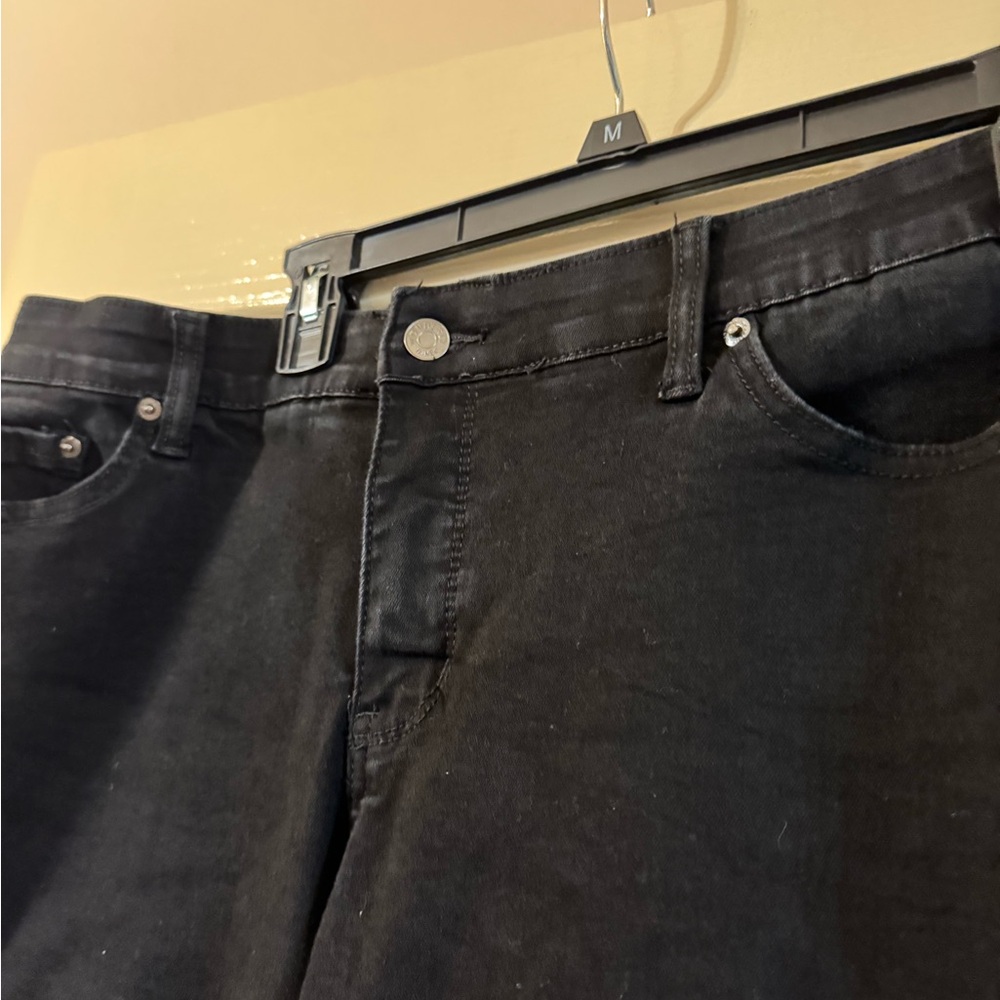 Wonderly Black Boot Cut Jeans with Classic Denim Texture